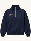 Women's Navy Pullover Sweatshirt