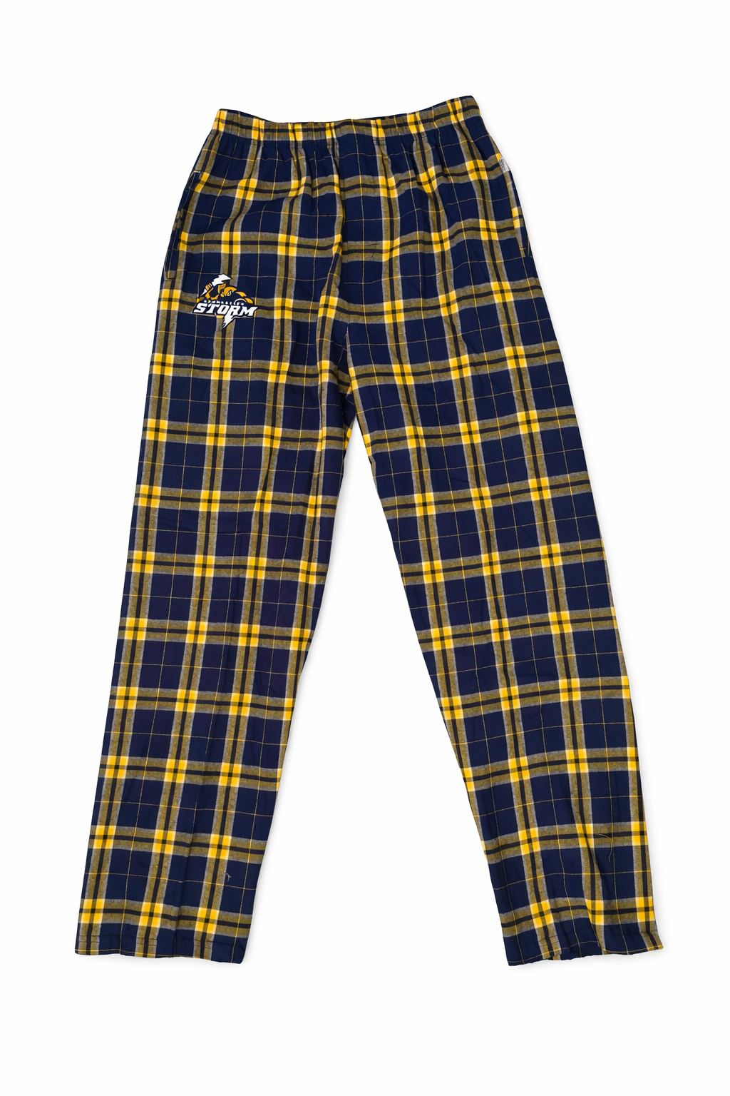 Navy & Gold Flannel Pants (Youth)